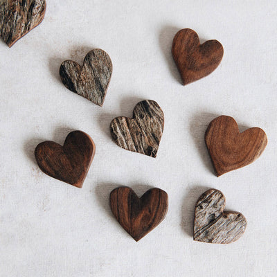 Sandalwood Keepsake Heart Set