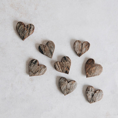 Sandalwood Keepsake Heart Set