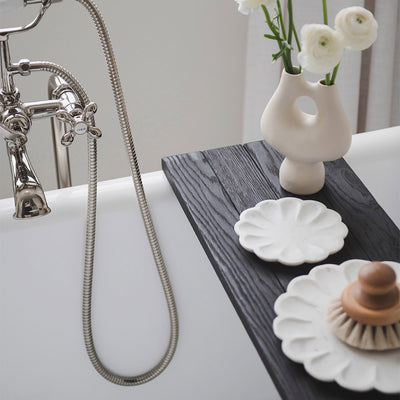 Scalloped Marble Tray