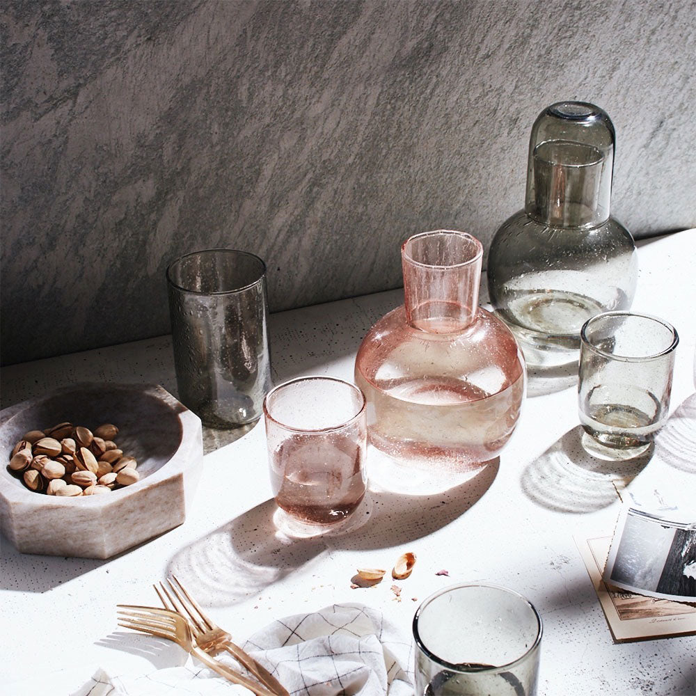 Hand-blown Tumblers - Petal