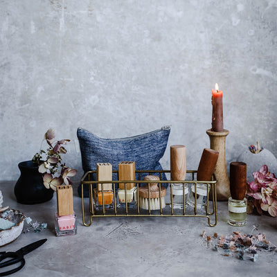 Brass Wire Storage Basket - Small