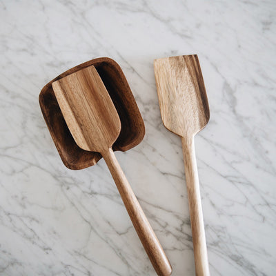 Suar Wood Kitchen Utensil Set