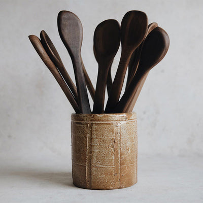 Hand Carved Walnut Cooking Spoon