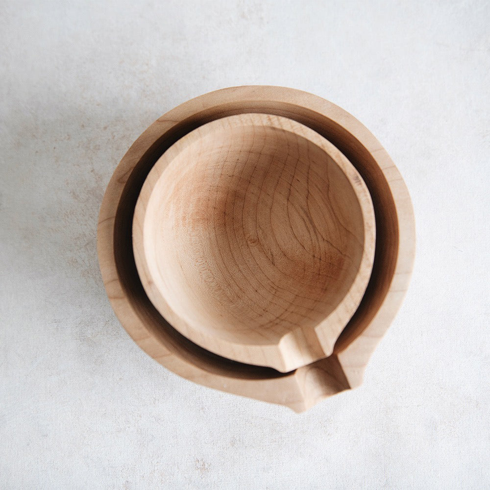 Maple Spouted Bowl