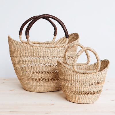 Woven Lace Shopper - Large